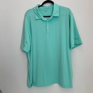 Walter Hagen Essentials Men's Golf Polo Shirt Teal Size XL
